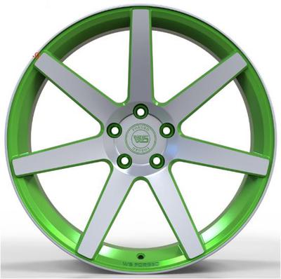 Купить Диск WS FORGED WS1245 Matte green with machined face 20" 9,5J 5x115 ET18 DIA71,6