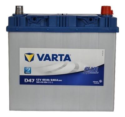 Купить Аккумулятор VARTA Blue D D47 R+ 60A/ч 540А 232/173/225(д/ш/в) 16,13 (560410054)