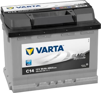 Купить Аккумулятор VARTA Black D C14 R+ 56A/ч 480А 242/175/190(д/ш/в) 14,19 (556400048)