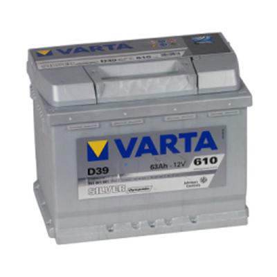 Купить Аккумулятор VARTA Silver D D39 L+ 63A/ч 610А 242/175/190(д/ш/в) 15,64 (563401061)