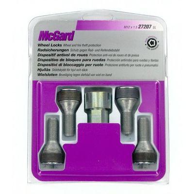 Купить Секретки McGard 27207SL Болт 12x1,5 26,4мм. Конус - Ключ 19 - Вращающееся кольцо