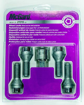 Купить Секретки McGard 27215SU Болт 12x1,25 30,5мм. Конус - Ключ 17