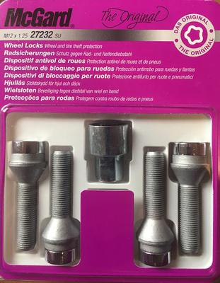 Купить Секретки McGard 27232SU Болт 12x1,25 40,6мм. Конус - Ключ 17