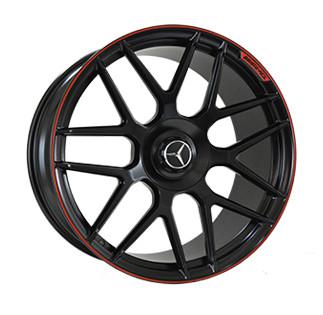 Купить Диски Replica FORGED MR957 SATIN BLACK WITH RED STRIP FORGED